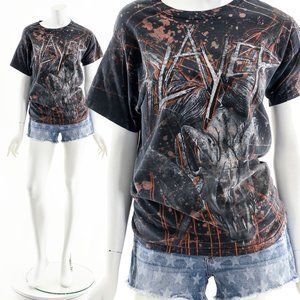Vintage Slayer T-Shirt, 2000s Blood Splattered Band Tee